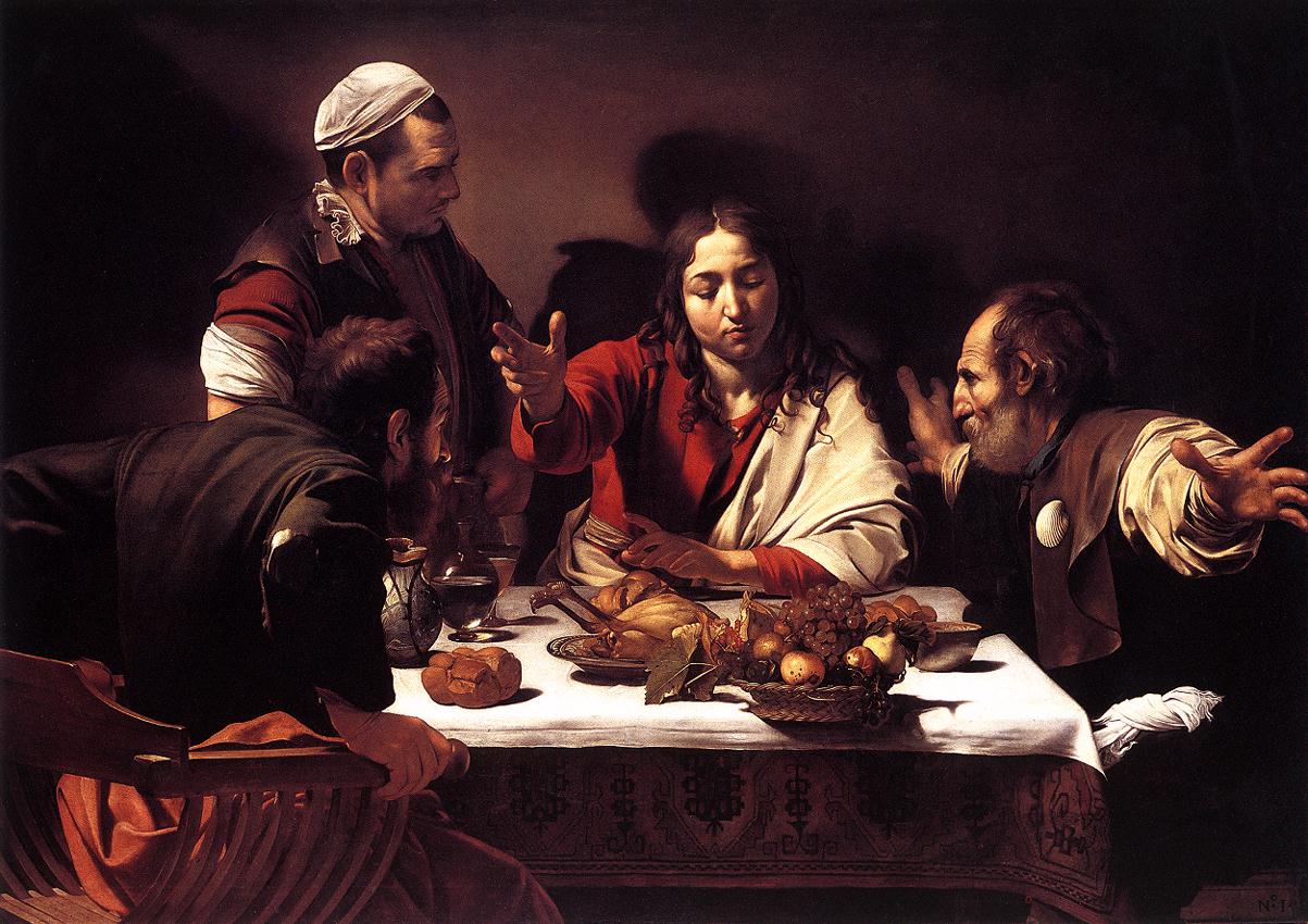 Caravaggio, De Emmaüsgangers